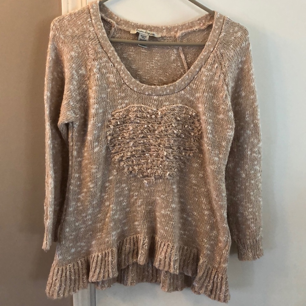 Three Quarter Length Knit Sweater